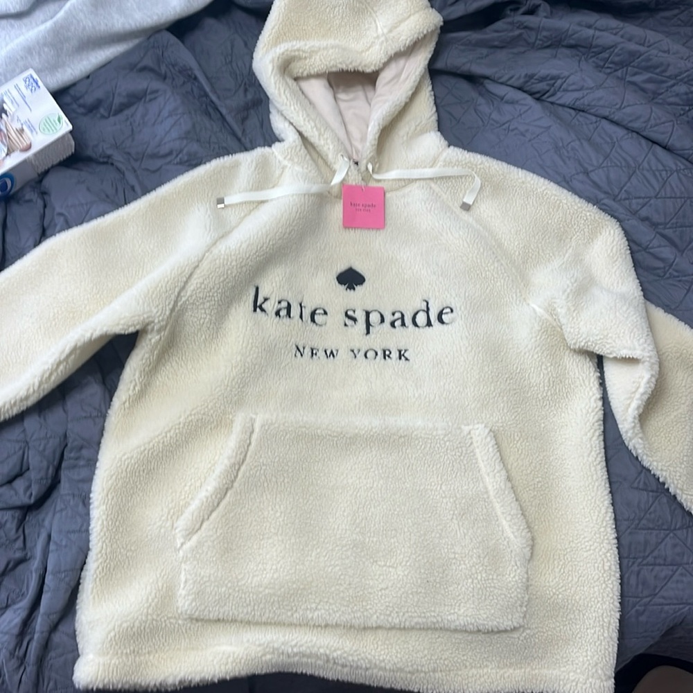 Kate Spade sherpa hoodie